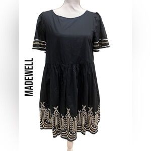 Madewell embroidered dress